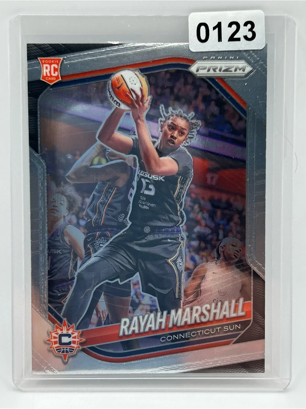 Rayah Marshall Connecticut Sun Prism Rookie Basketball Card *top damaged 🏀 WNBA